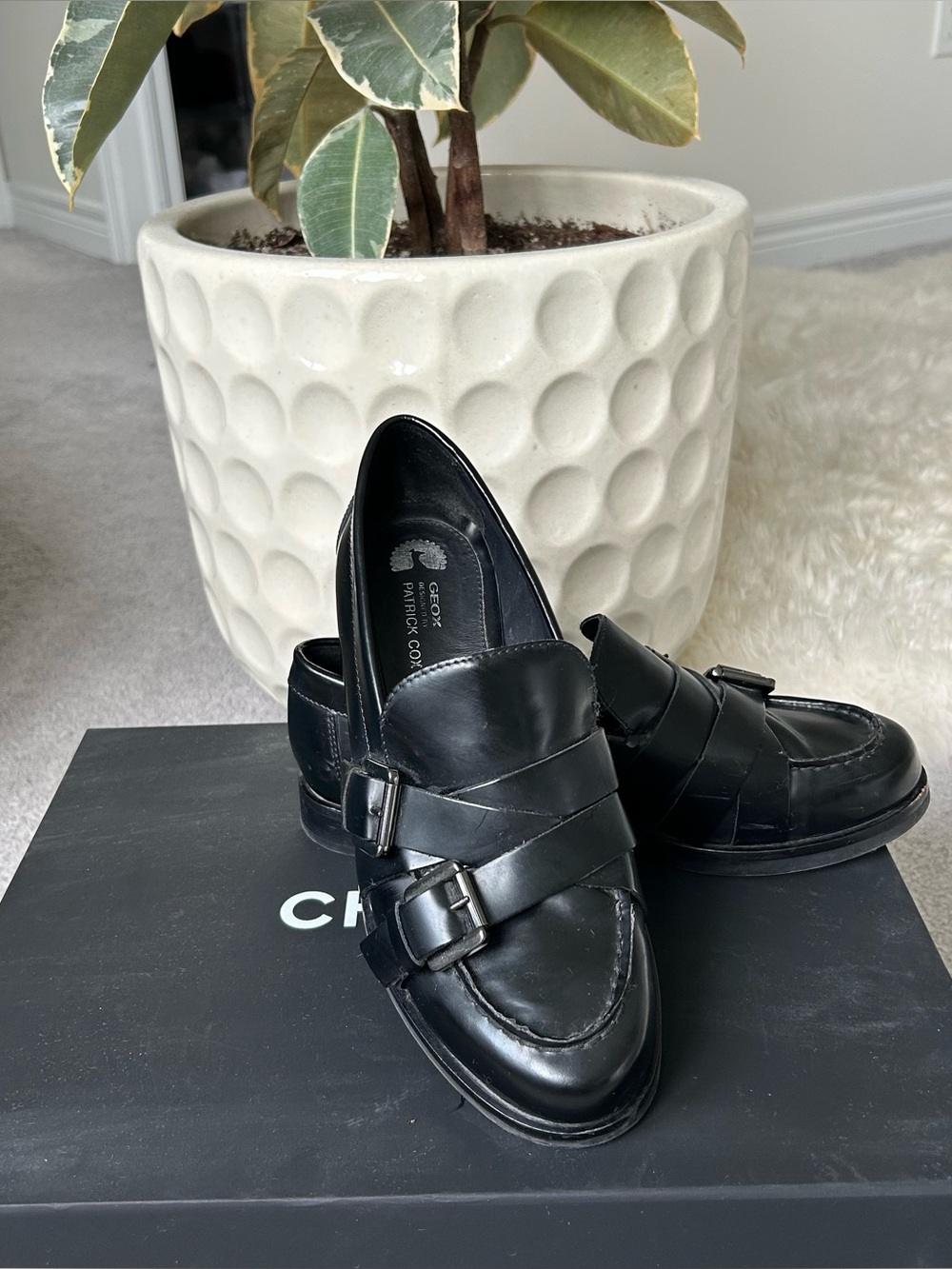 Geox by Patrick Cox Real Patent Leather Loafers - Picture 2 of 4